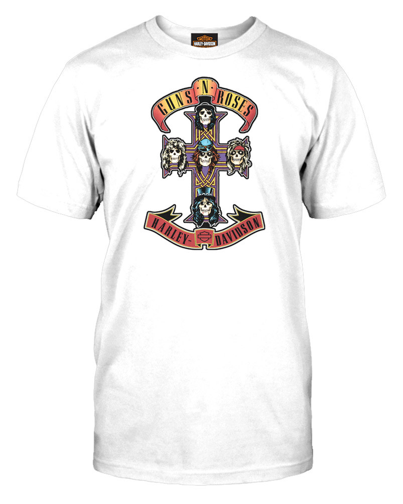 Harley-Davidson® Men's Guns N' Roses AFD Cross Short Sleeve T-Shirt