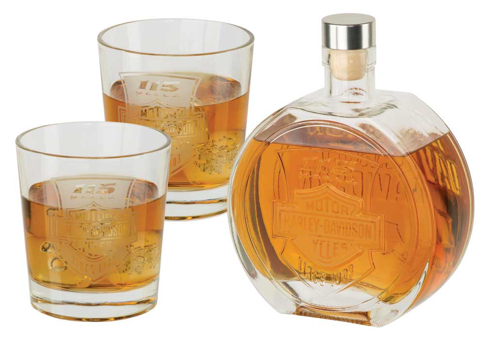 HarleyDavidson® 115th Anniversary Limited Edition Decanter Set, 25 oz