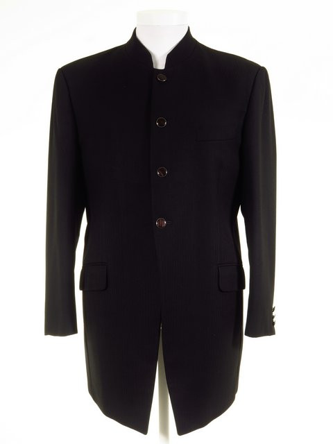 Ex Hire Nehru Jackets Collar Black Suit Jacket All Sizes 49