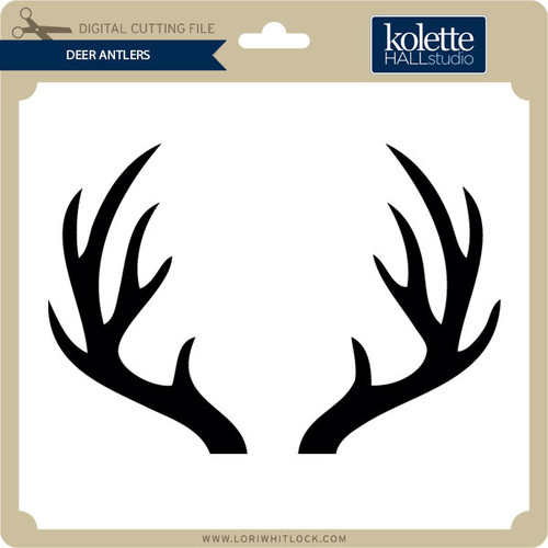 Download Deer Antlers - Lori Whitlock's SVG Shop